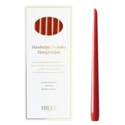 Herrgårdsljus 30 cm 6-pack Julröd
