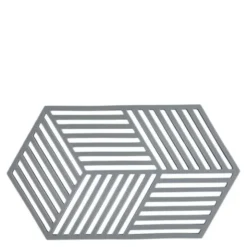 Hexagon Grytunderlägg 24 cm Cool Grey