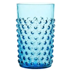 Hobnail glas 20 cl azure