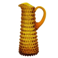 Hobnail Karaff Hög 1 L Amber