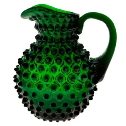 Hobnail karaff 1 l dark green