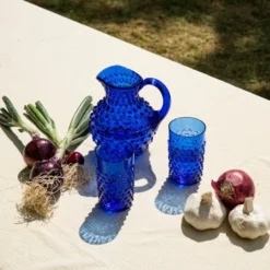 Hobnail mugg 2 L Barrel Blue