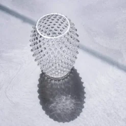 Hobnail Vas Egg 23 cm Crystal