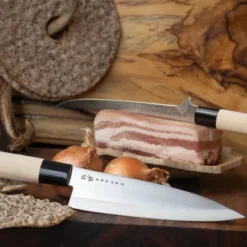 Houcho Köttkniv 17 cm Stål/Magnoliaträ