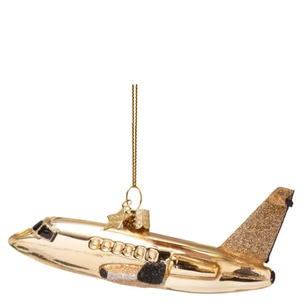 House of Luxury ornament fluga 6 cm guld