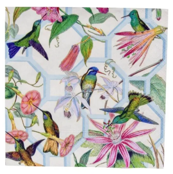 Hummingbird Trellis servett 24x24 cm 20-pack