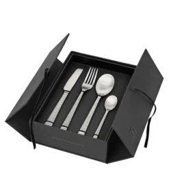 Hune Bestickset 16 delar Rostfri hamrad