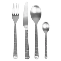 Hune Bestickset 16 delar Rostfri hamrad
