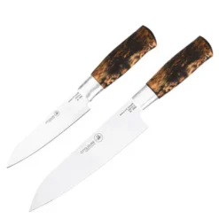 Hunter Premium Chef knivset 2 delar masurbjörk