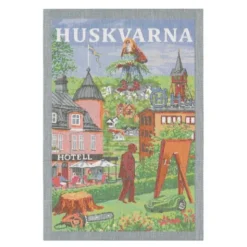 Huskvarna handduk 35x50 cm