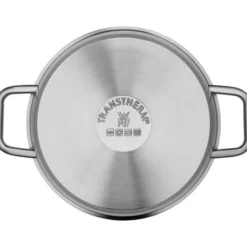 Iconic hög kastrull med lock 24 cm 5,6 L