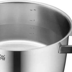 Iconic hög kastrull med lock 22 cm 4,7 L