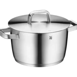 Iconic hög kastrull med lock 22 cm 4,7 L