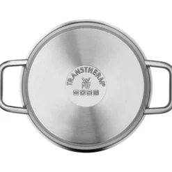 Iconic hög kastrull med lock 22 cm 4,7 L