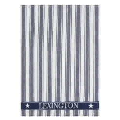 Icons kökshandduk randig våffelstruktur 70×50 cm dress blue/white