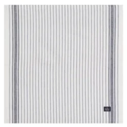 Icons randig servett oxford 50x50 cm white/dress blue