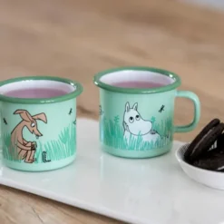 I Hagen emaljmugg 25 cl grön