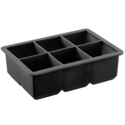 Ijs Iskuber xl 5x5 cm Svart Silicon