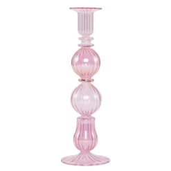 Illume ljusstake 25 cm ros/rosa