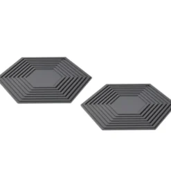 Ime Grytlapp 2-Pack Mörk Grå