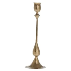Ingrid ljusstake 27 cm guld