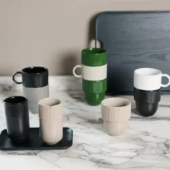 Inka kopp med öra 27 cl beige panatone