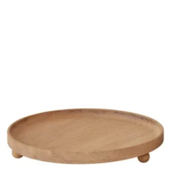 Inka rund träbricka 30 cm ek