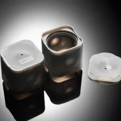 Isform Kulor med lock 2-pack Ø6cm Svart