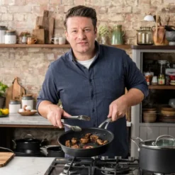 Jamie Oliver 24+28 cm Cook's Classics Tefal stekpanna HA 2 delar