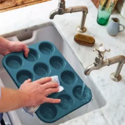 Jamie Oliver Tefal Bakeware muffinsform för 12 muffins blå
