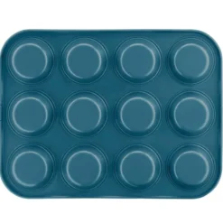Jamie Oliver Tefal Bakeware muffinsform för 12 muffins blå