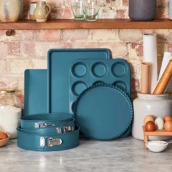 Jamie Oliver Tefal Bakeware muffinsform för 12 muffins blå
