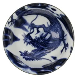 Japonism dragon skål small tayo 12,7 cm blue