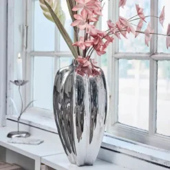 Jielle vas 20 cm silver