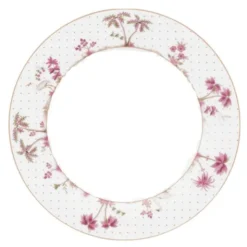 Jolie Dots tallrik 26,5 cm guld/rosa