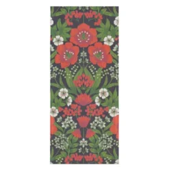 Julblommor bordslöpare 35x80 cm röd