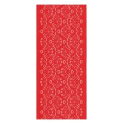 Julhjärtan bordslöpare 35x80 cm röd