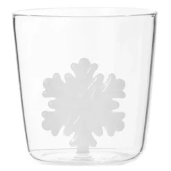 Jul vattenglas 35 cl snöflinga