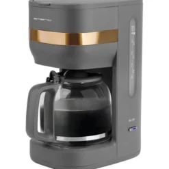 Kaffebryggare 1,5 L grå/guld
