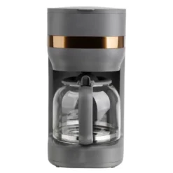 Kaffebryggare 1,5 L grå/guld