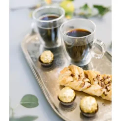 Kaffekopp dubbelväggad 2-pack 24 cl Klar