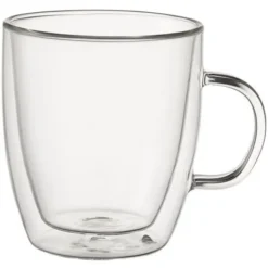 Kaffekopp dubbelväggad 2-pack 24 cl Klar
