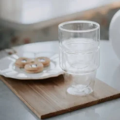 Kaffemugg 32 cl 2-pack dubbelväggad Klar