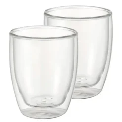 Kaffemugg dubbelväggad 15,5 cl 2-pack Klar