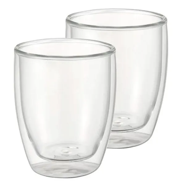 Kaffemugg dubbelväggad 15,5 cl 2-pack Klar