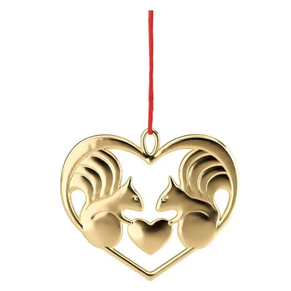 Karen Blixen ornament 6 cm Nuts About You guld