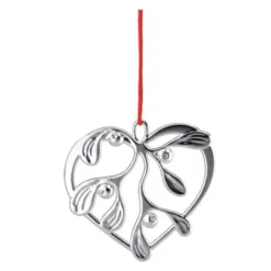 Karen Blixen ornament 6 cm Under the Mistletoe silver
