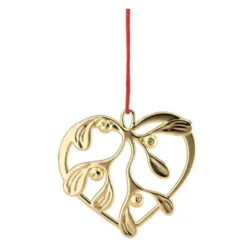 Karen Blixen ornament 6 cm Under the Mistletoe guld