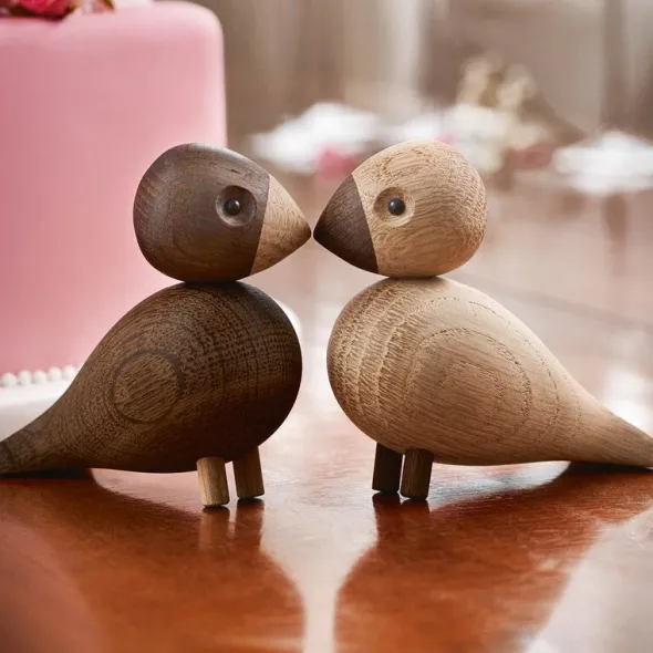 Kay Bojesen Lovebirds Trä Ek