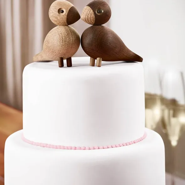 Kay Bojesen Lovebirds Trä Ek
